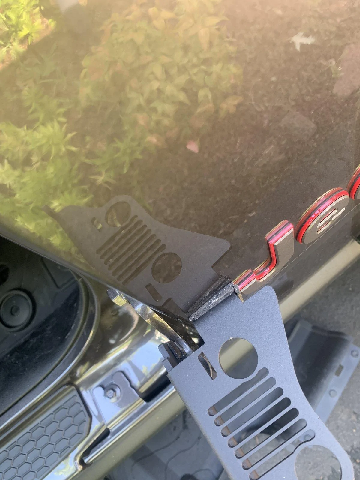 Jeep Wrangler JL Foot peg frame flex imag