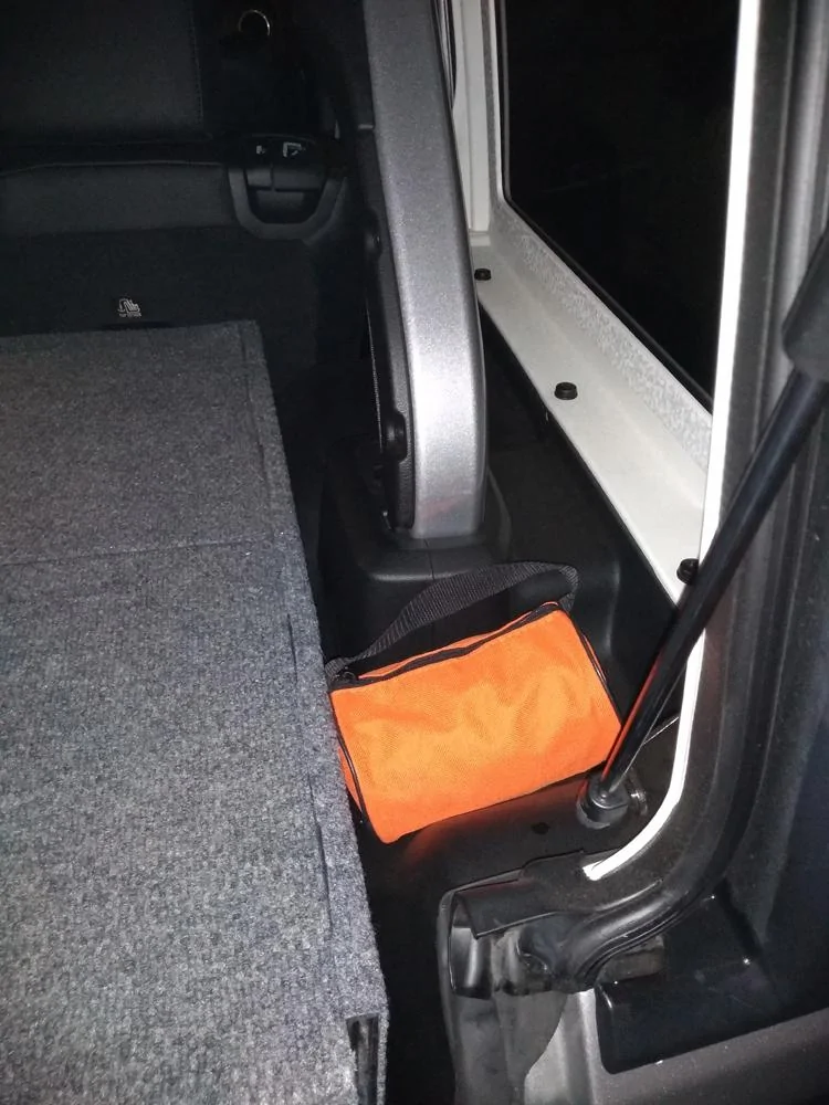 Jeep Wrangler JL Custom cargo "security" enclosure for under $100 Pocket storage (1)