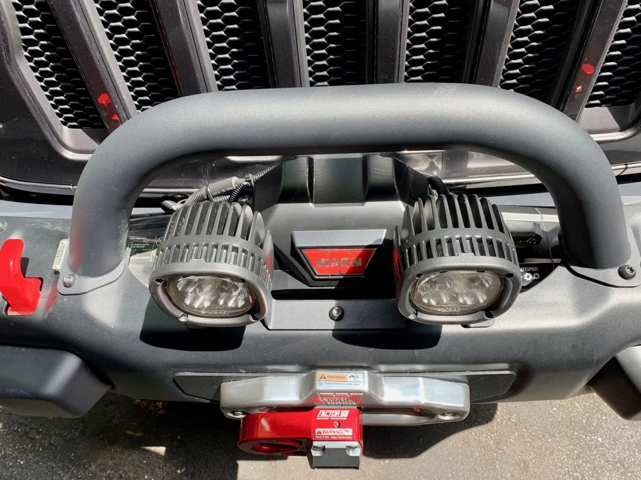 Jeep Wrangler JL Factory steel bumper light recommendations IMG_3103