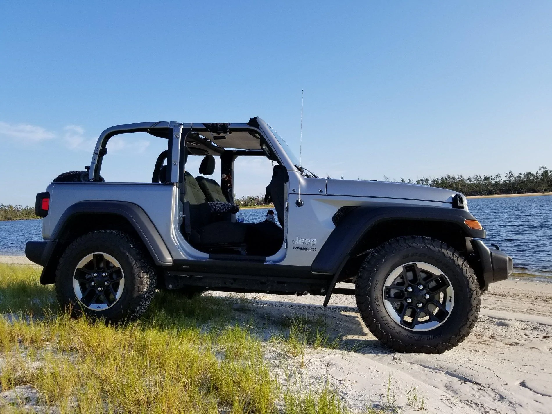 Jeep Wrangler JL Pulled over for no doors 20190729_180528
