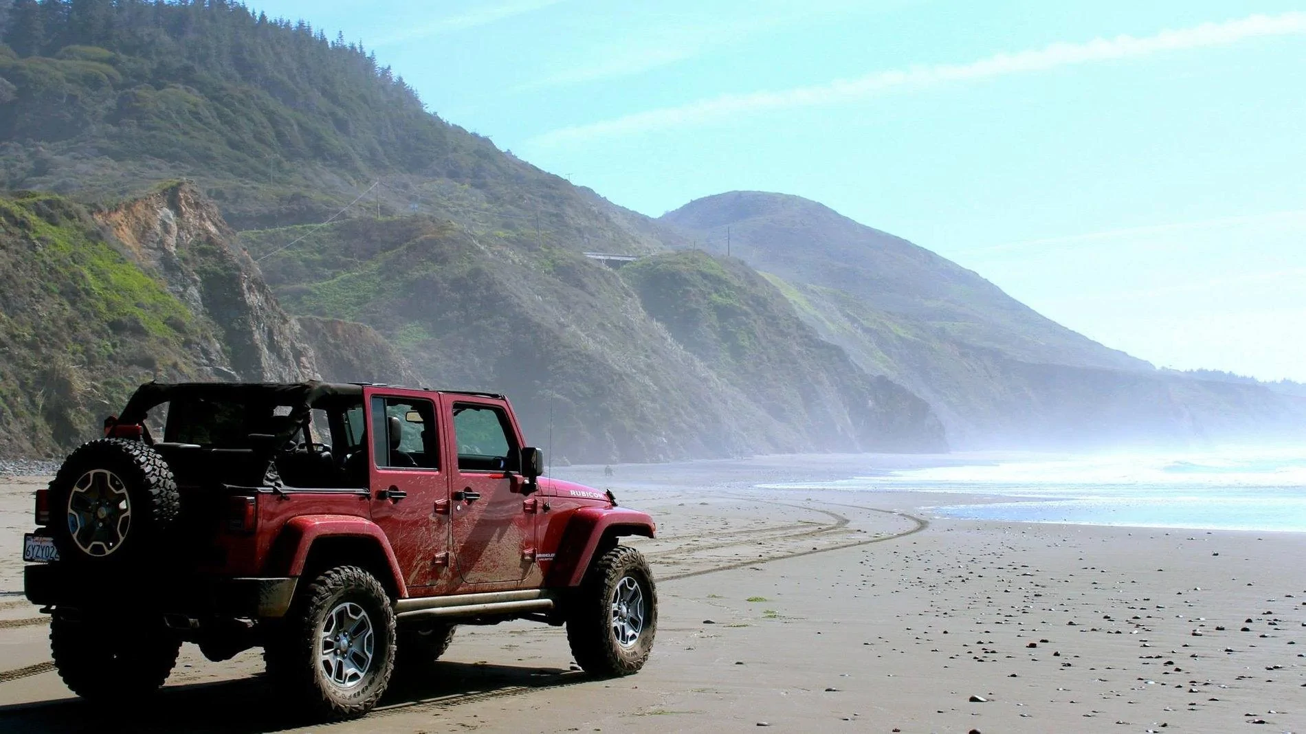 Jeep Wrangler JL Beach driving IMG_9595