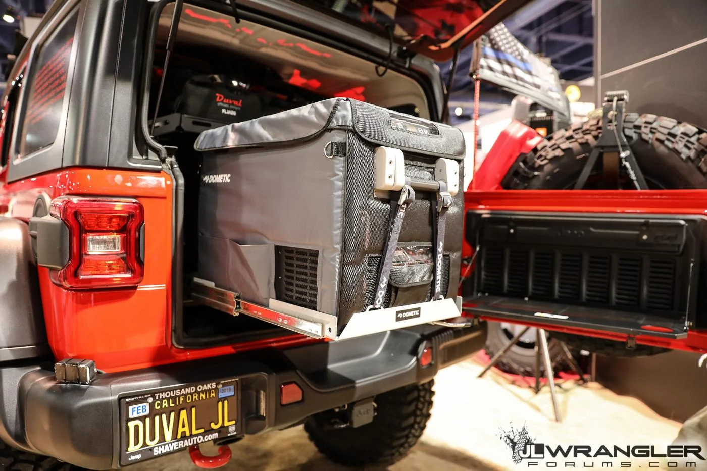 Jeep Wrangler JL 12V Fridge & freezer Mickey-Thompson-Code-Red-Duval-Offroad-Designs-X-Treme-Toyz-SEMA-2018-11