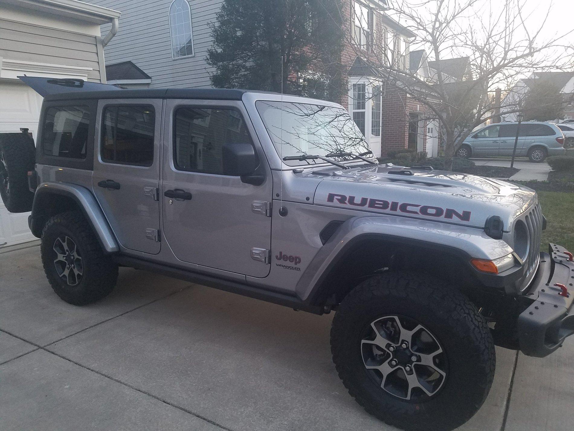 Jeep Wrangler JL Ordered vs. Purchased on the lot Rubicon Side