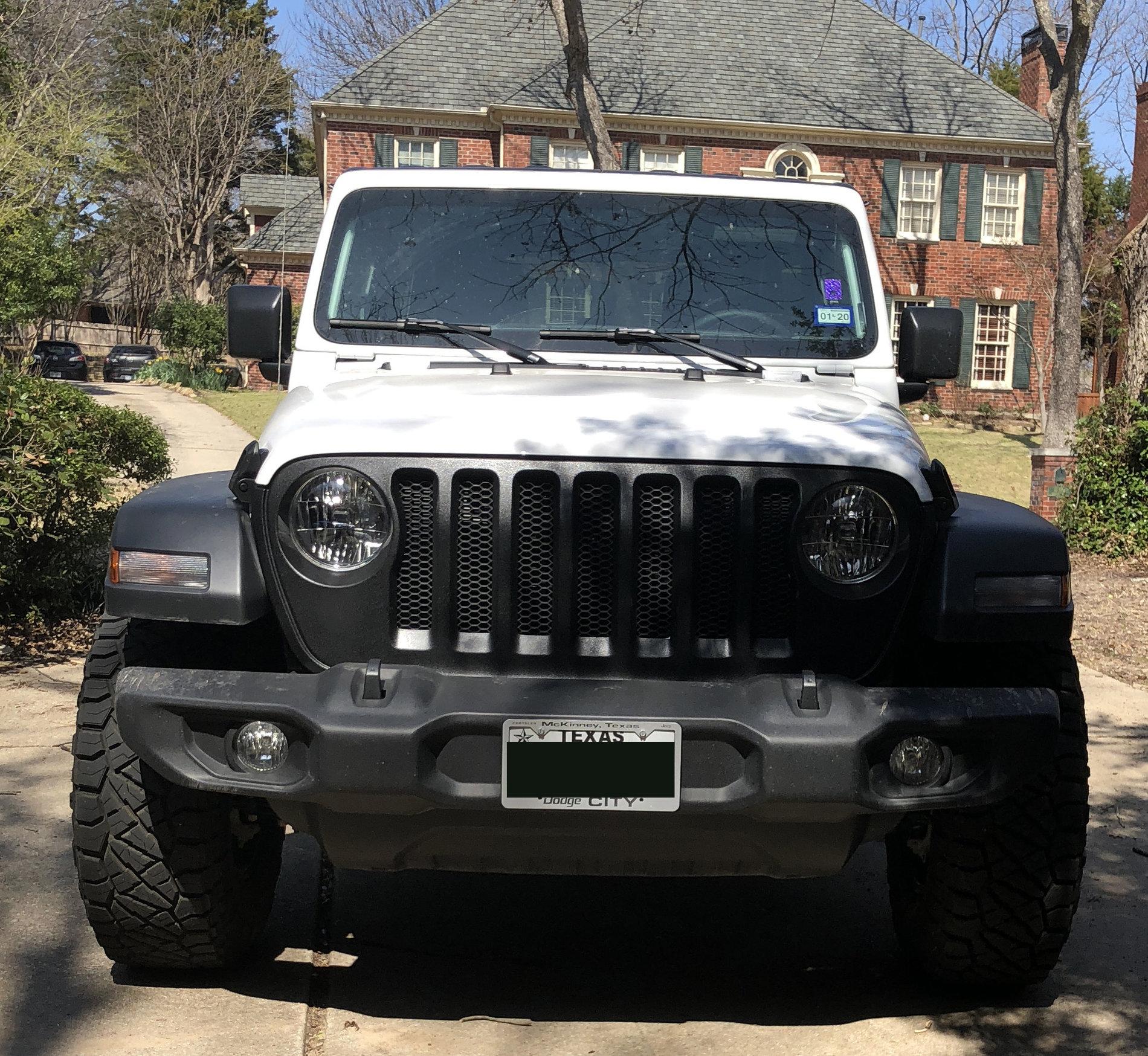 Jeep Wrangler JL Blacking out the grill IMG_6847.JPG