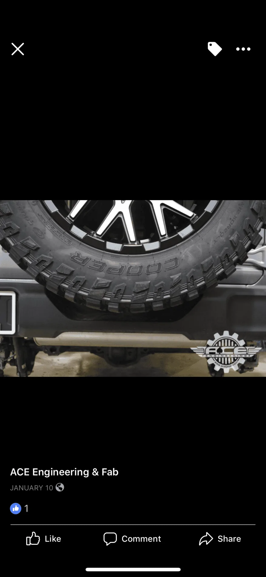 Jeep Wrangler JL Spare tire carrier delete 20B96C0F-ECC7-4857-8284-14055B22E626