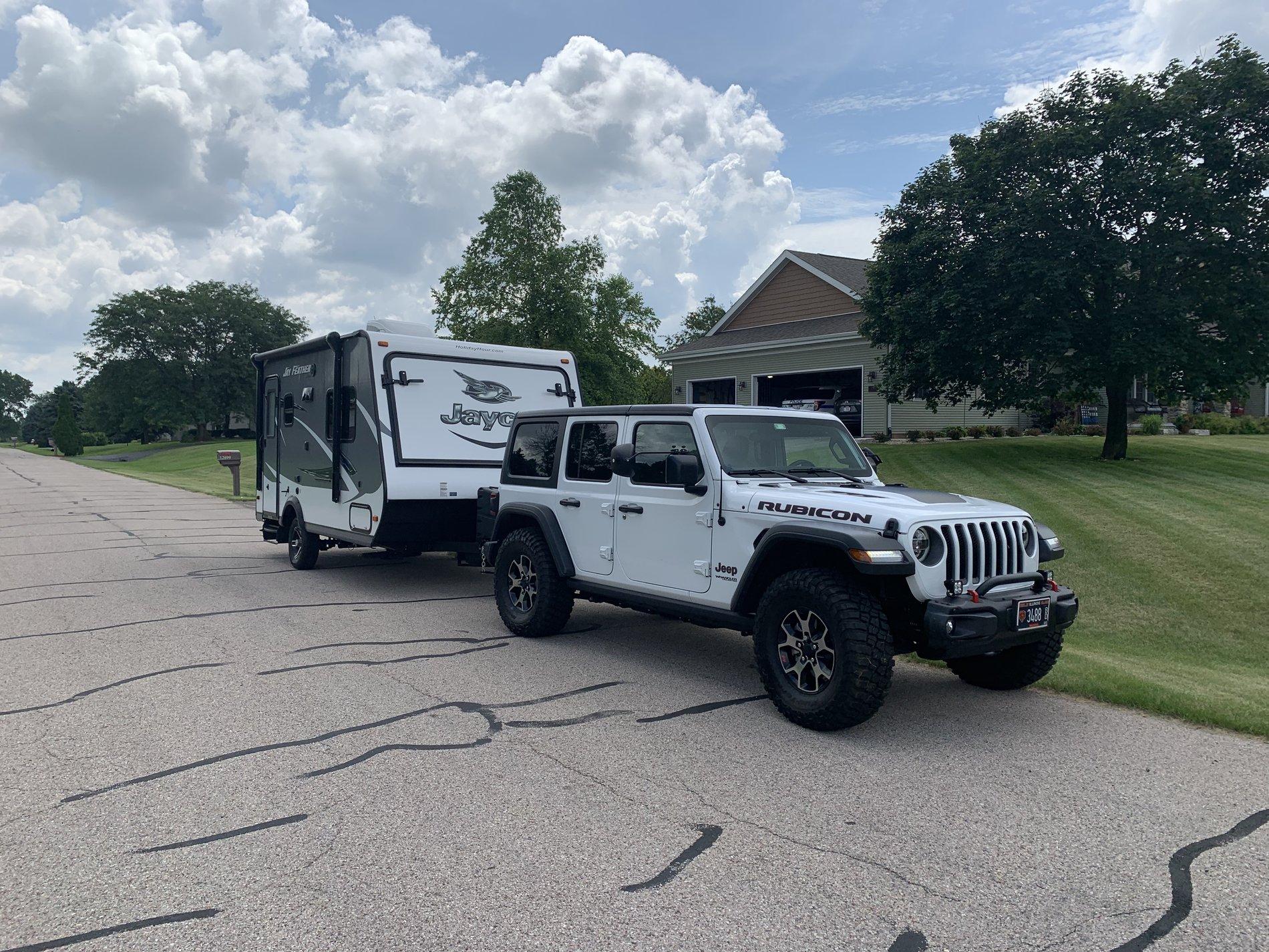 Jeep Wrangler JL JLU pulling a travel trailer? No problem! E73C346A-CCE0-48B5-8115-E818E333662E