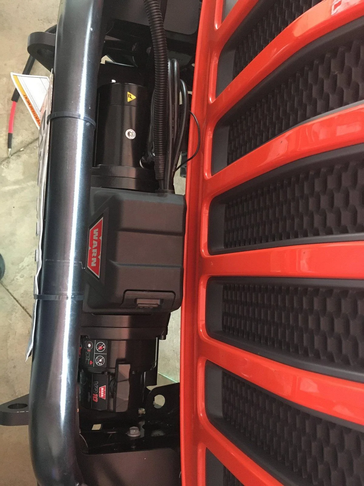Jeep Wrangler JL Warn Winch - Cable/Wire Management {filename}