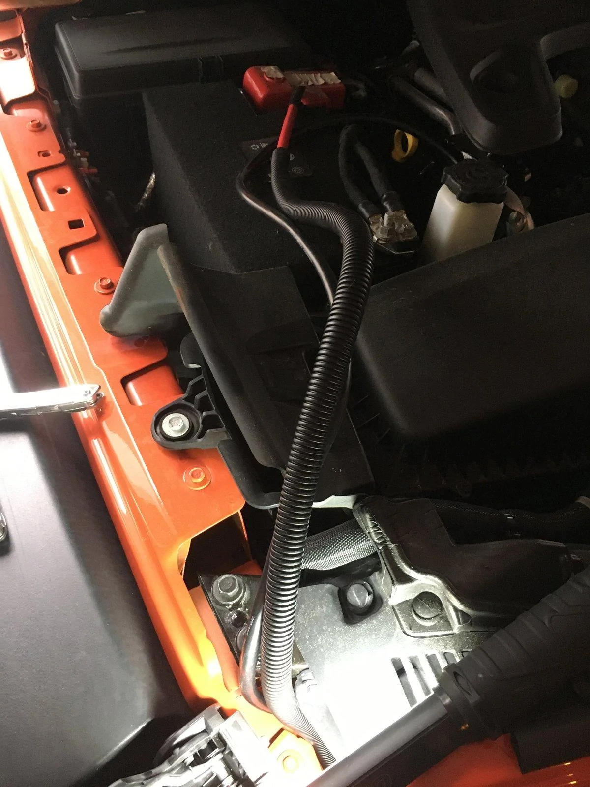 Jeep Wrangler JL Warn Winch - Cable/Wire Management {filename}