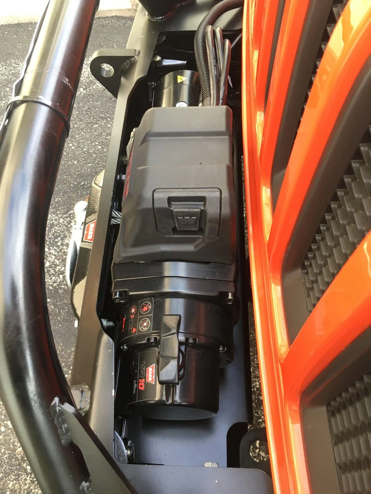 Jeep Wrangler JL Warn Winch - Cable/Wire Management {filename}