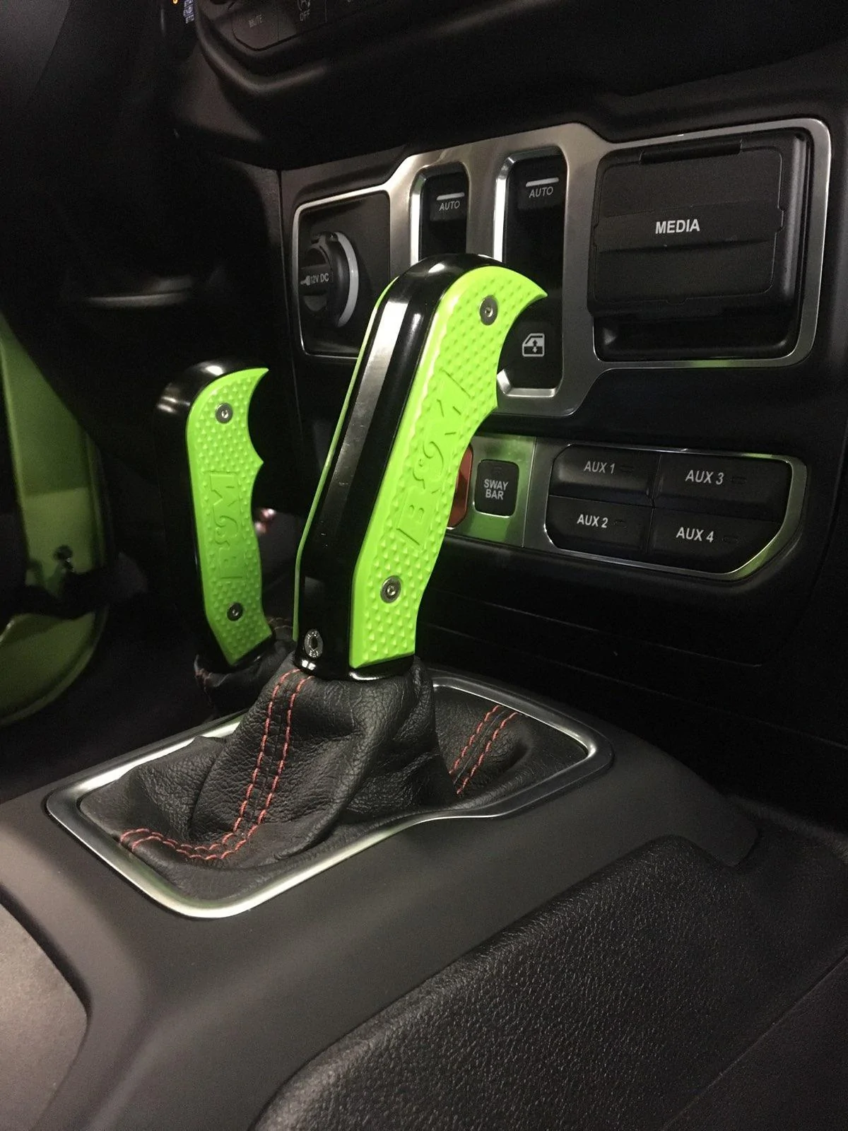 Jeep Wrangler JL B&M Automatic shifter handles. 6246