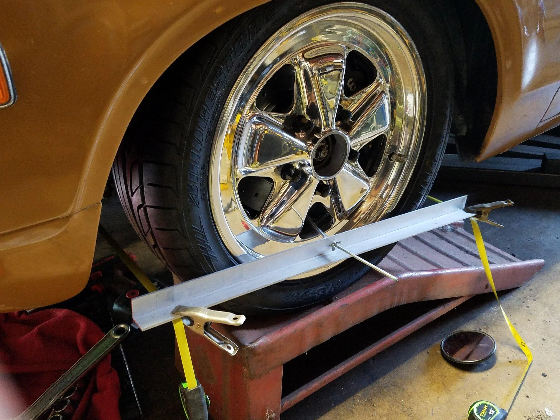 Jeep Wrangler JL Setting toe aftermarket tie rod installation 20170319_183432