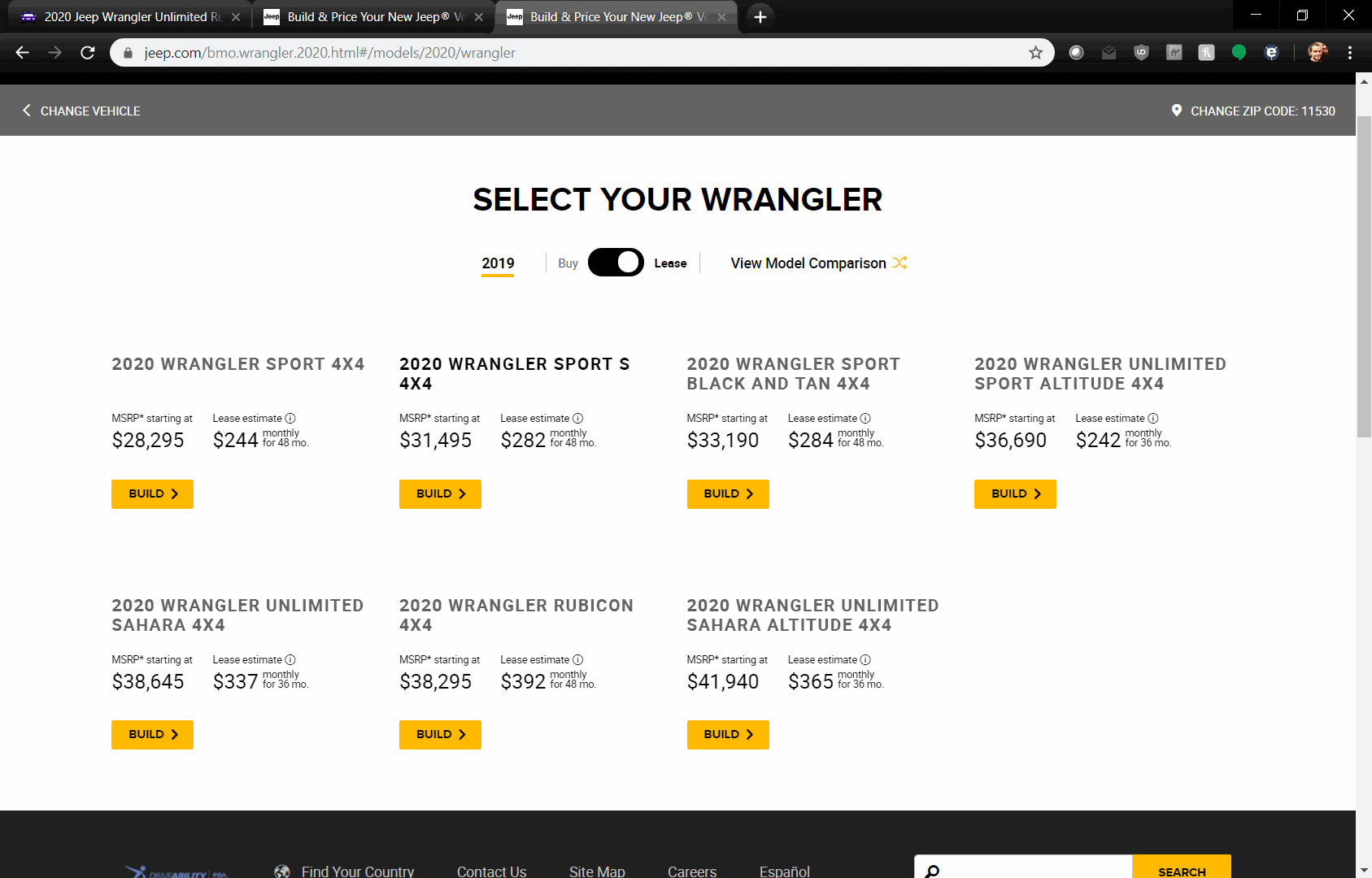Jeep Wrangler JL Website update timing for 2020 Jeep2020