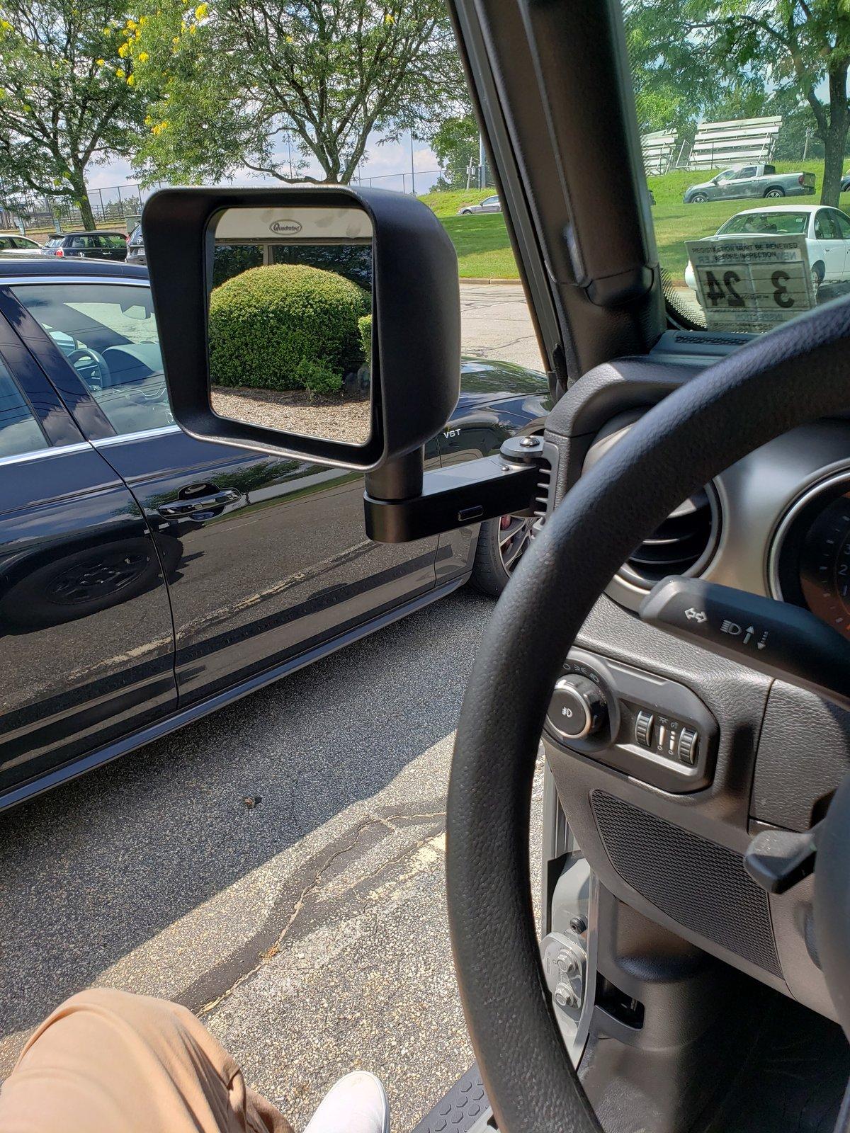 Jeep Wrangler JL Permanent Doorless Mirrors 20190815_124610