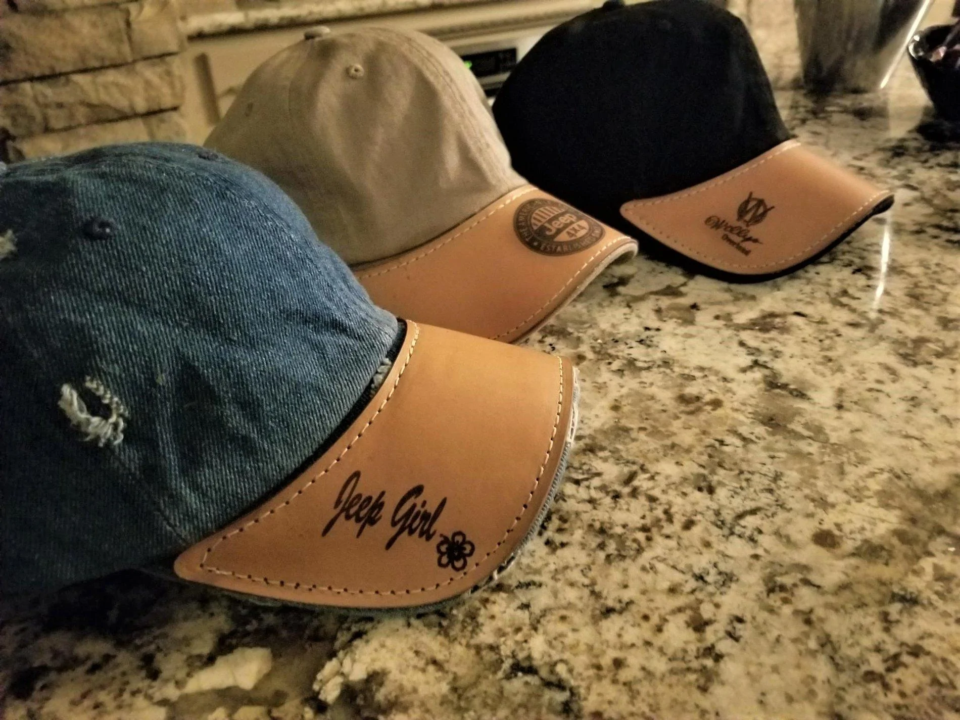 Jeep Wrangler JL Leather Patch Jeep Hats ... maybe .. hats v1 (2)