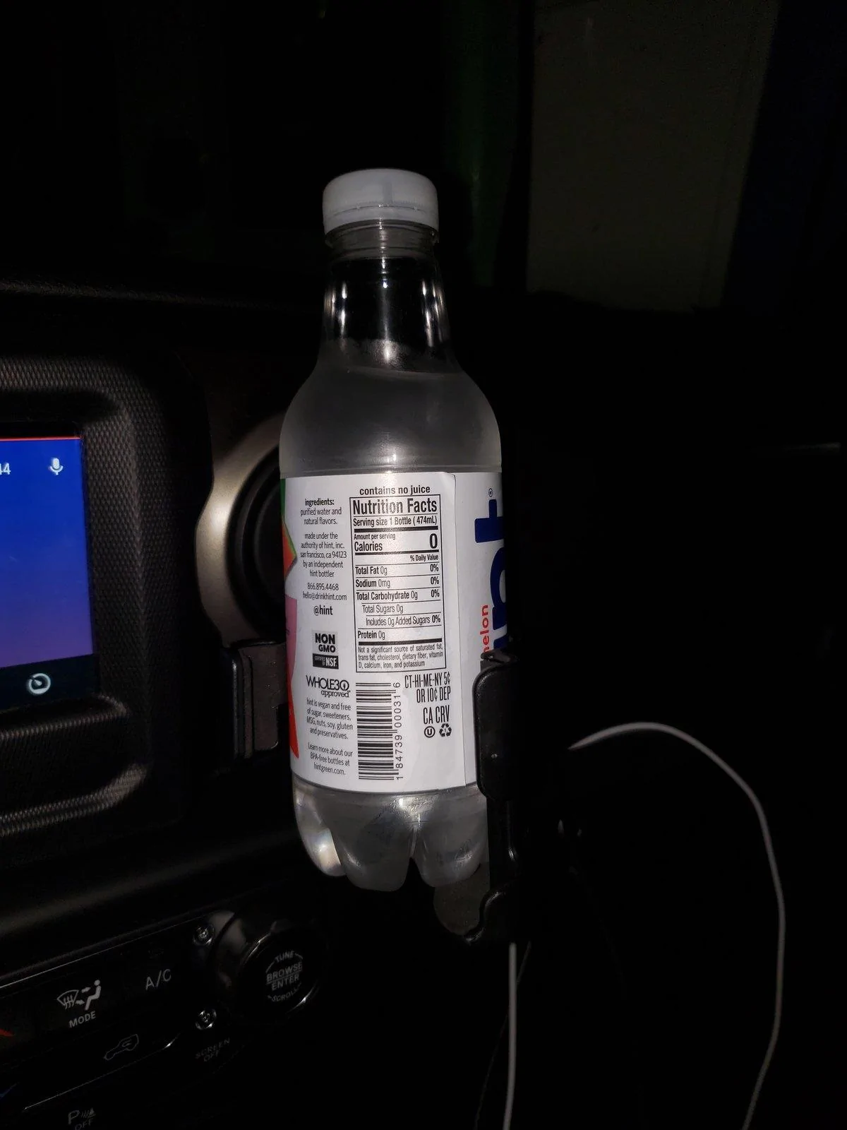 Jeep Wrangler JL Phone/drink mount 20190819_214412