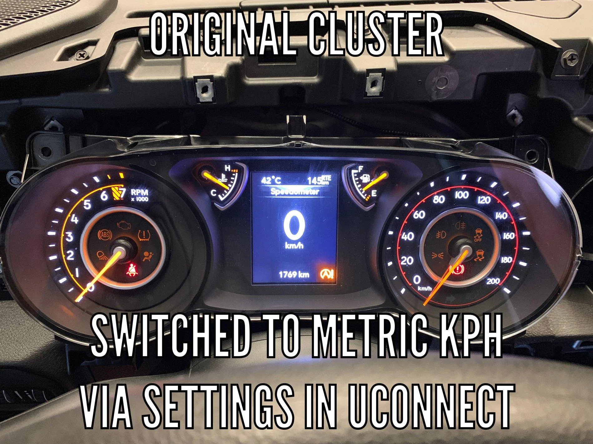 Jeep Wrangler JL Instrument Cluster Swap 6344117C-E5B9-4672-BDAC-20F89D9EEB3D