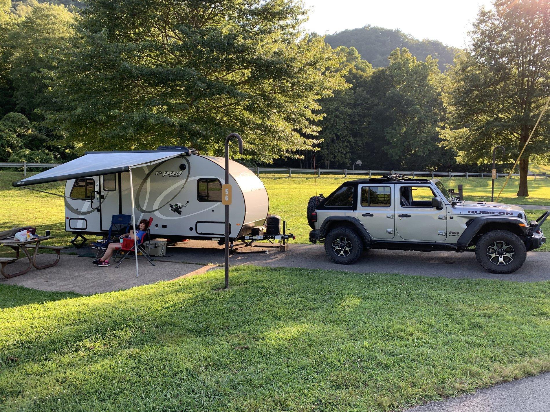 Jeep Wrangler JL JLU pulling a travel trailer? No problem! F4D46AFE-D812-4C85-A7BF-5DFC0D3AAE54