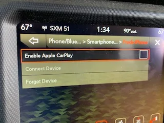 Jeep Wrangler JL CarPlay not working IMG_0608