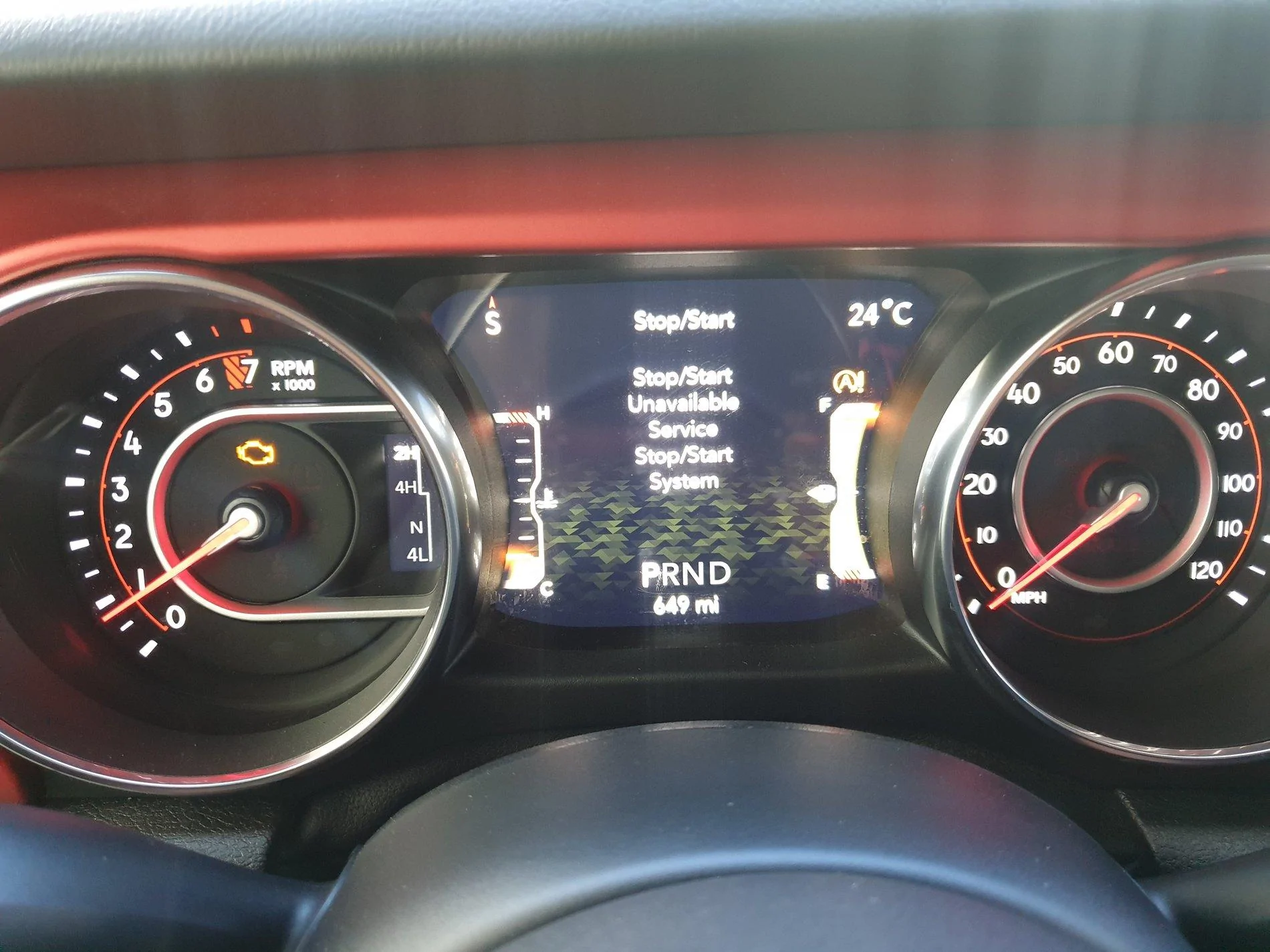 Jeep Wrangler JL Check Engine Lights On & Jecky feeling 20190821_084113
