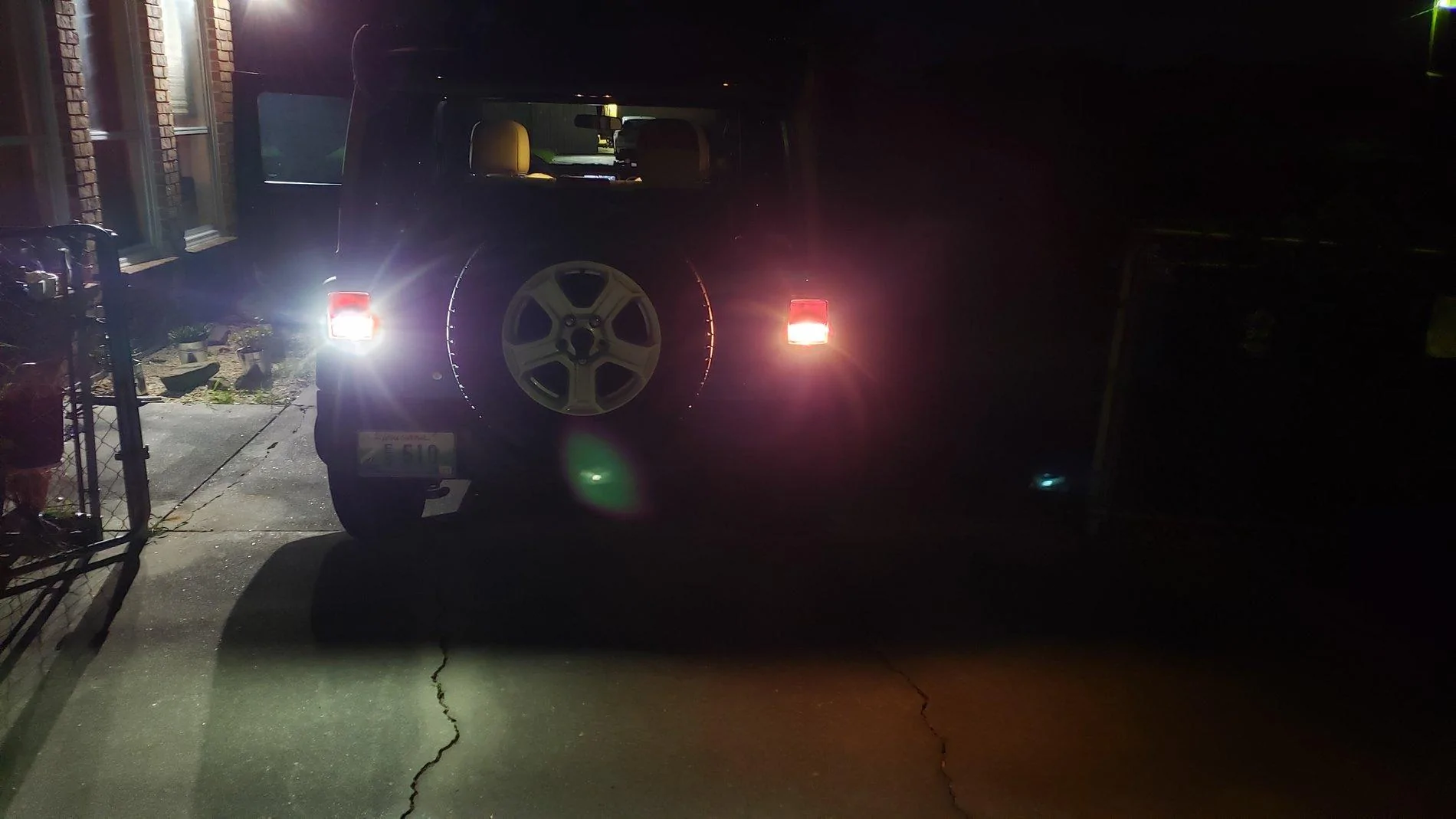 Jeep Wrangler JL Stock halogen REVERSE lights UPGRADE!! 20190822_202424