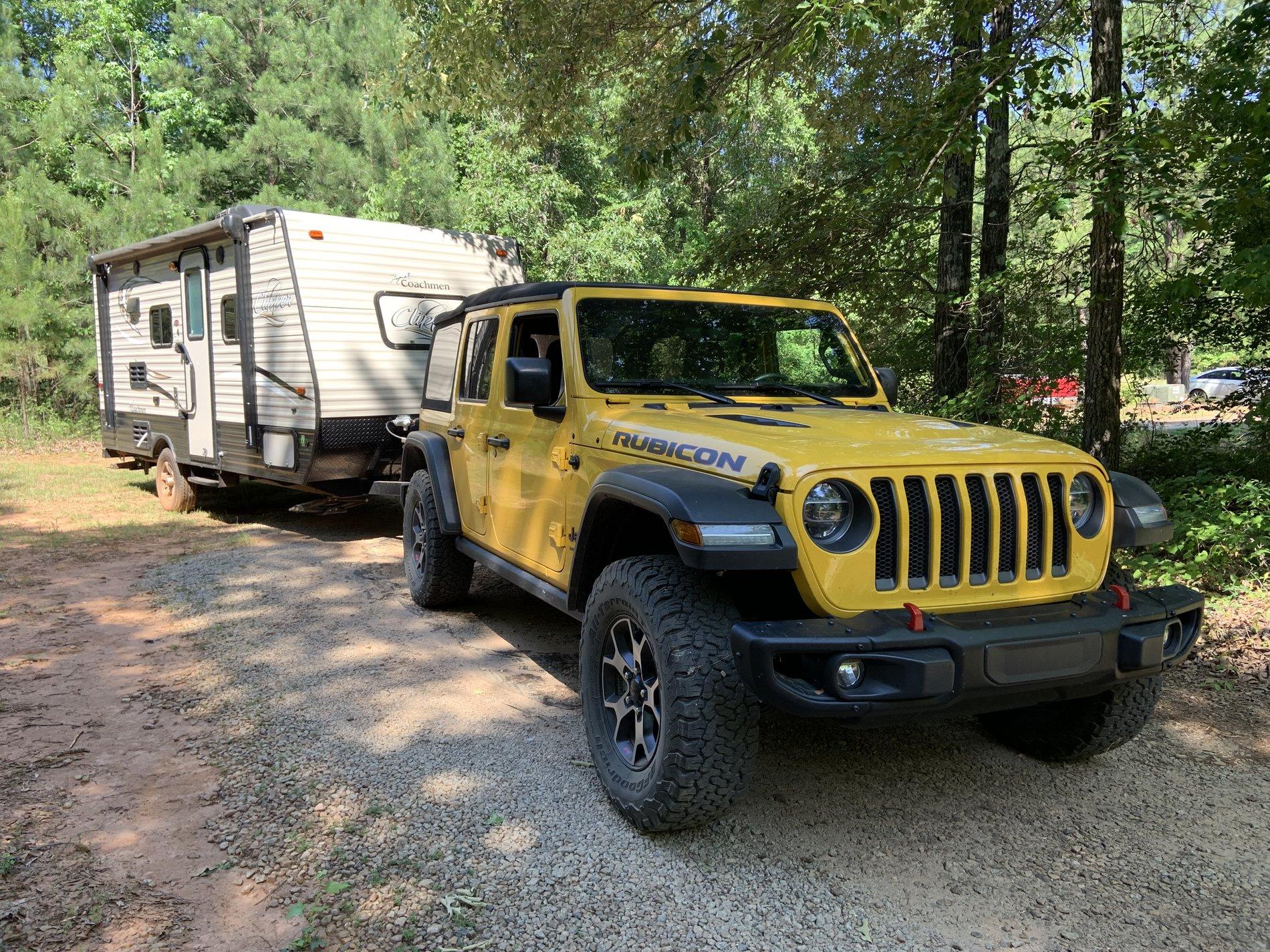 Jeep Wrangler JL JLU pulling a travel trailer? No problem! 215C80E0-E309-4A34-9AE9-B8EB8E88EA95