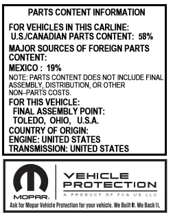 Jeep Wrangler JL 2.0L Turbo non-BSG engine JLUR-2020-2