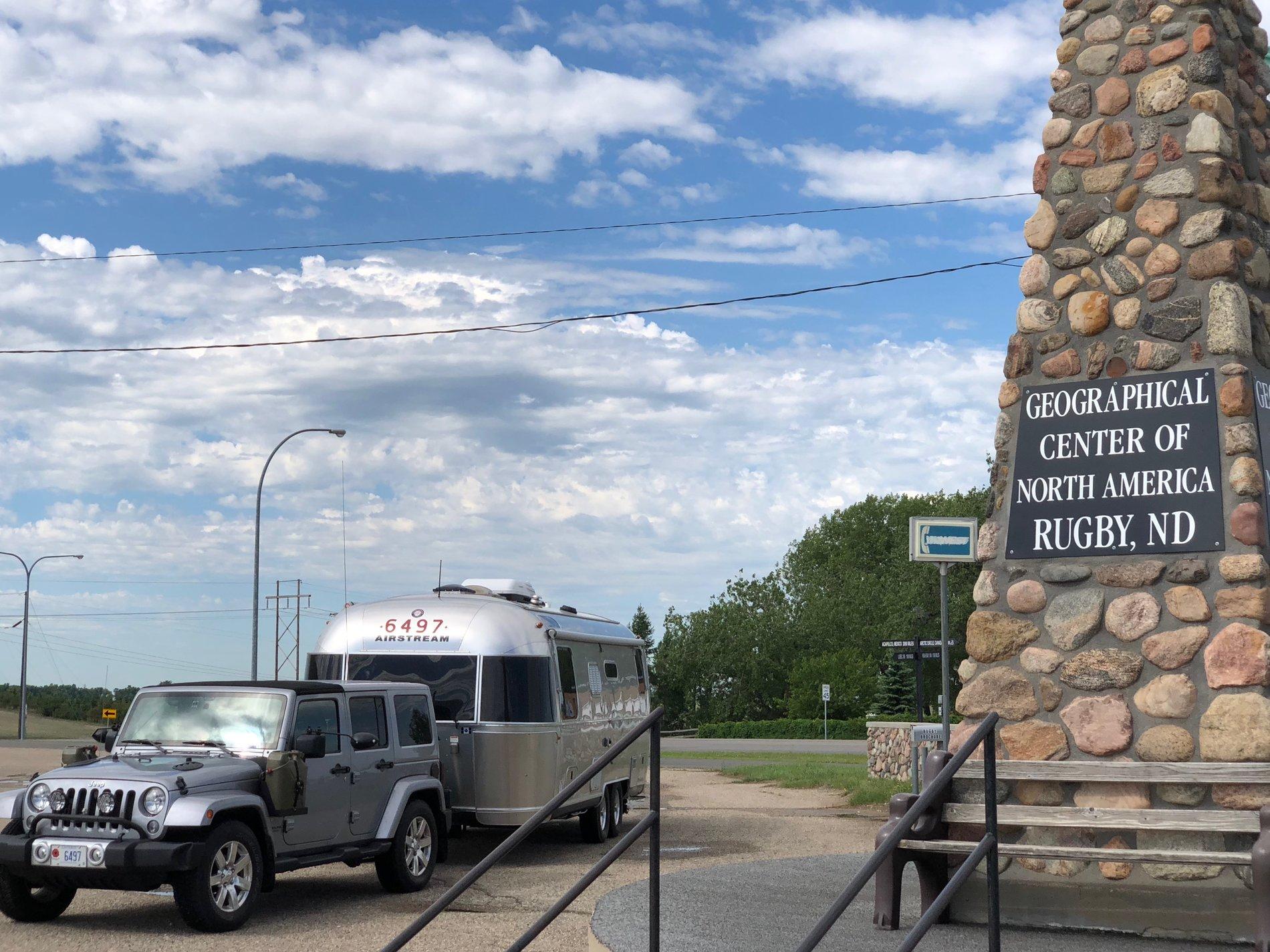 Jeep Wrangler JL JLU pulling a travel trailer? No problem! Jeep and Airstream