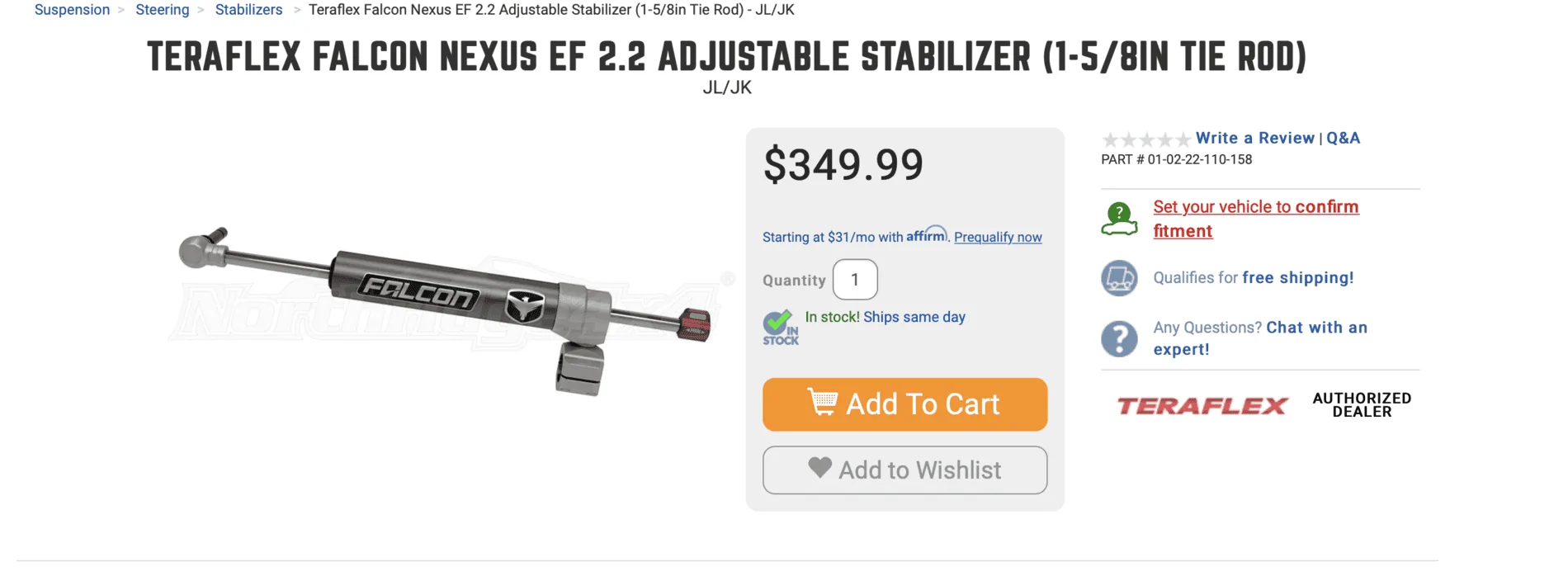 Jeep Wrangler JL Need advice on Steering Stabilizer with Steersmarts setup Screen Shot 2019-08-29 at 2.17.47 PM