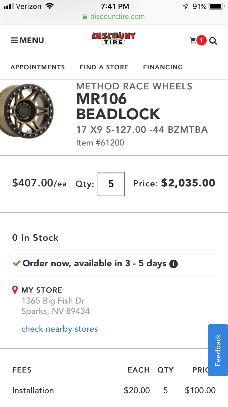 Jeep Wrangler JL Does discount tire really mount beadlock wheels?? 26D85C06-F229-4BF0-BC8F-01DD35EB8AE1