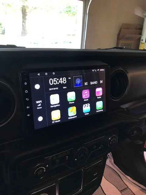Jeep Wrangler JL Seicane 9” head unit pic1