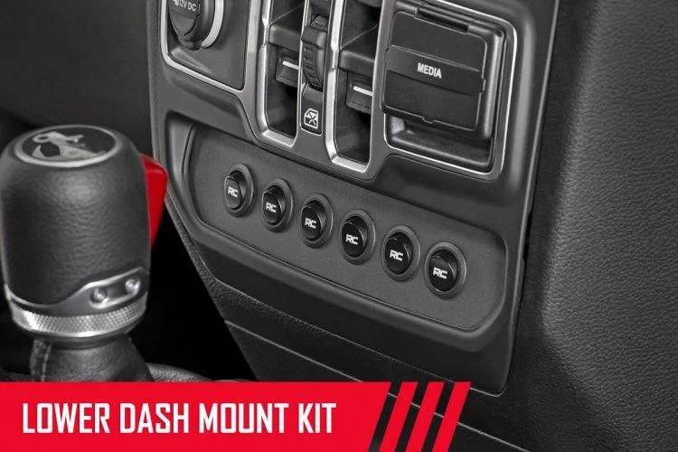 Jeep Wrangler JL Switch panel for push buttons img_2707_2