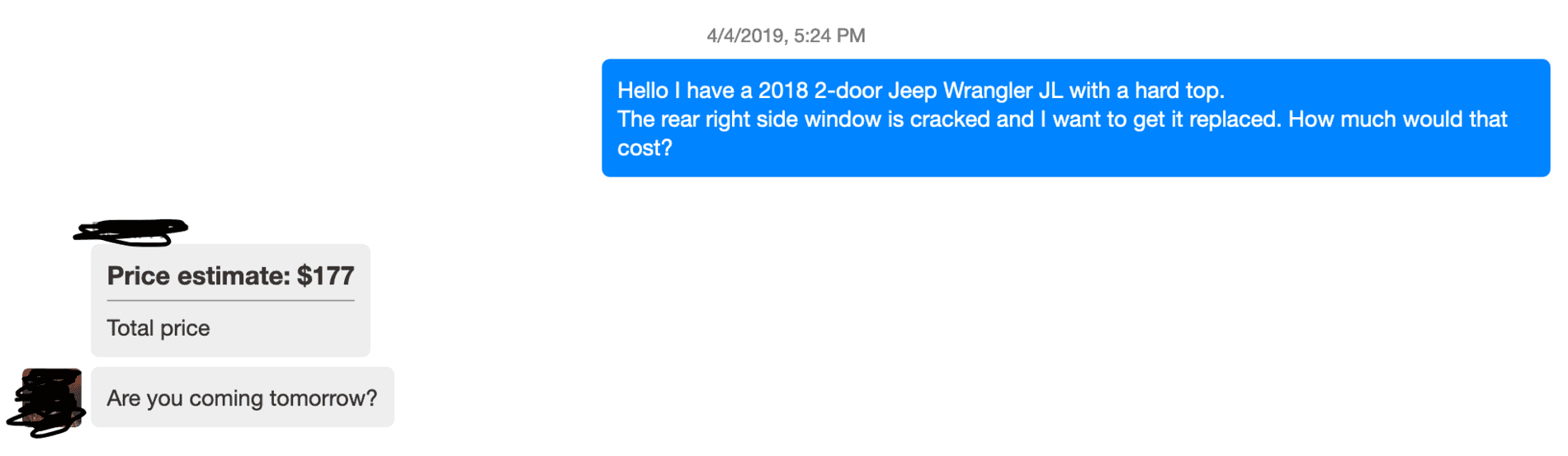 Jeep Wrangler JL Cracked side hard top glass! Screen Shot 2019-09-07 at 8.38.47 PM