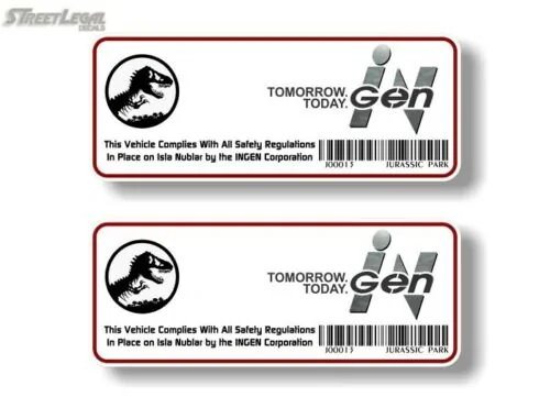 Jeep Wrangler JL Jurassic Park decals, whatcha got? s-l500