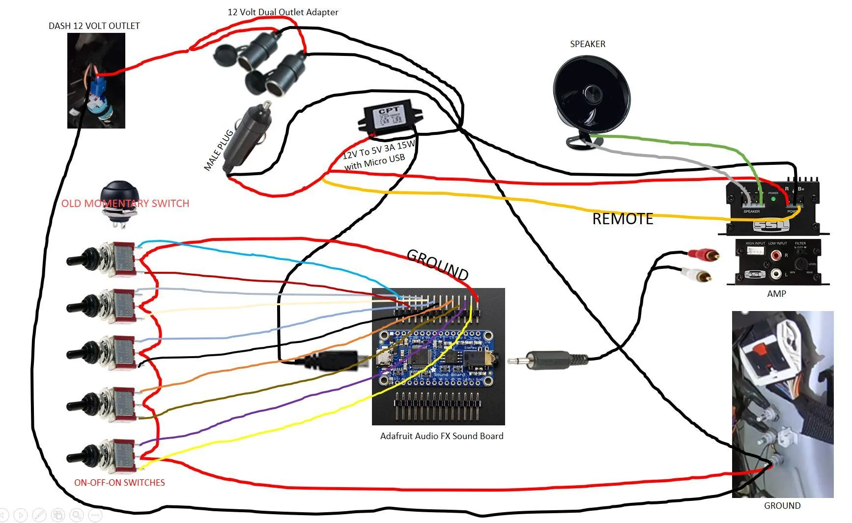Jeep Wrangler JL DIY Horn Updated Wiring