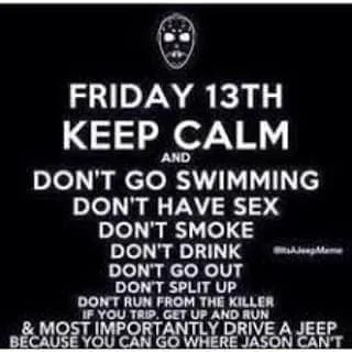 Jeep Wrangler JL Happy Friday the 13th F73BDCBD-ECDF-44E1-A36F-DACC480FA4B3