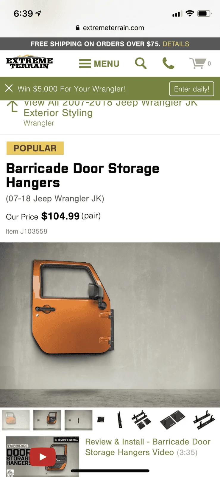 Jeep Wrangler JL Extreme Terrain Door Holders B50C0560-A6F8-40FE-B035-EE2B2CD206BE