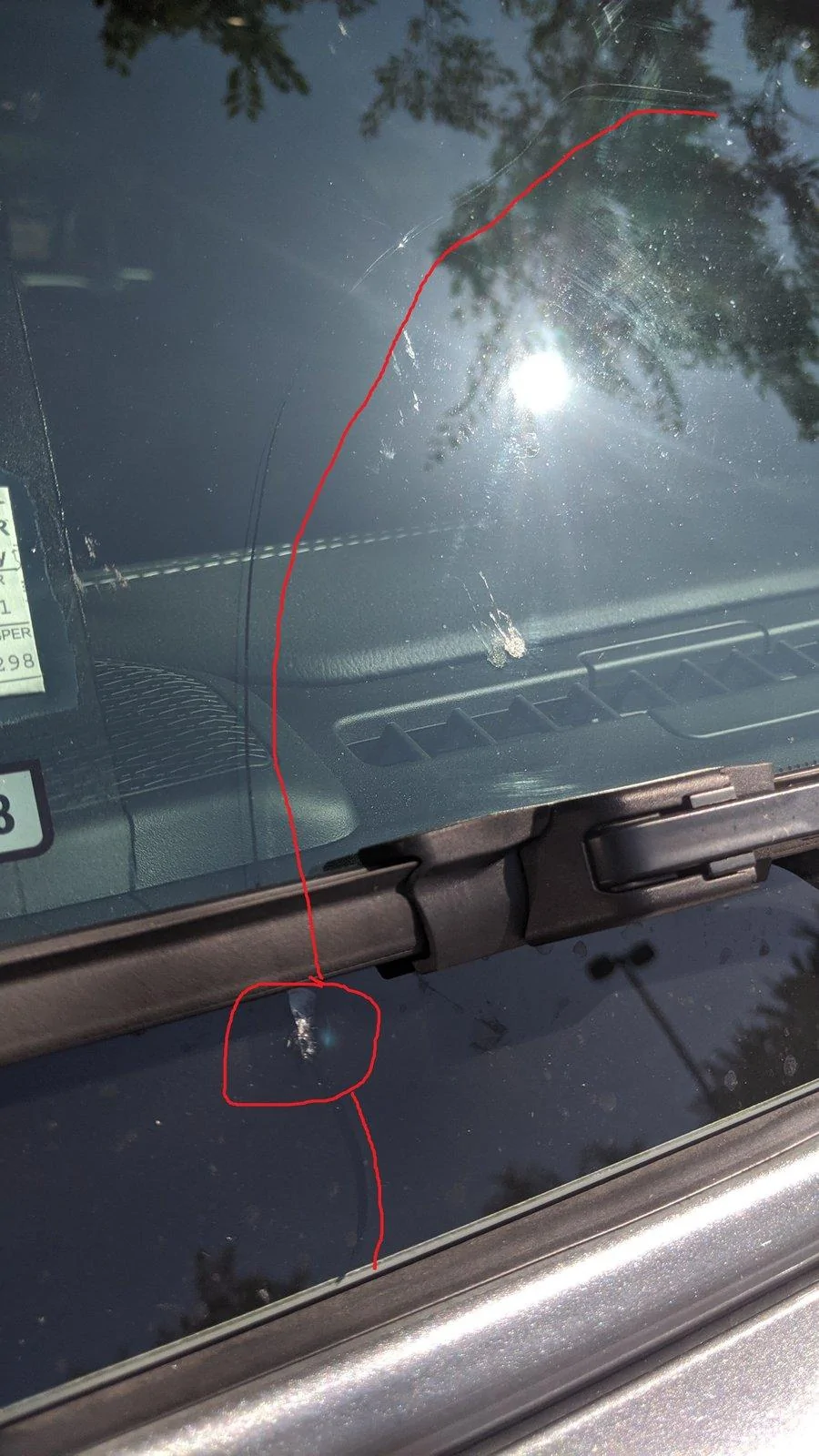 Jeep Wrangler JL Fastest time to crack front windshield? IMG_20190918_103128