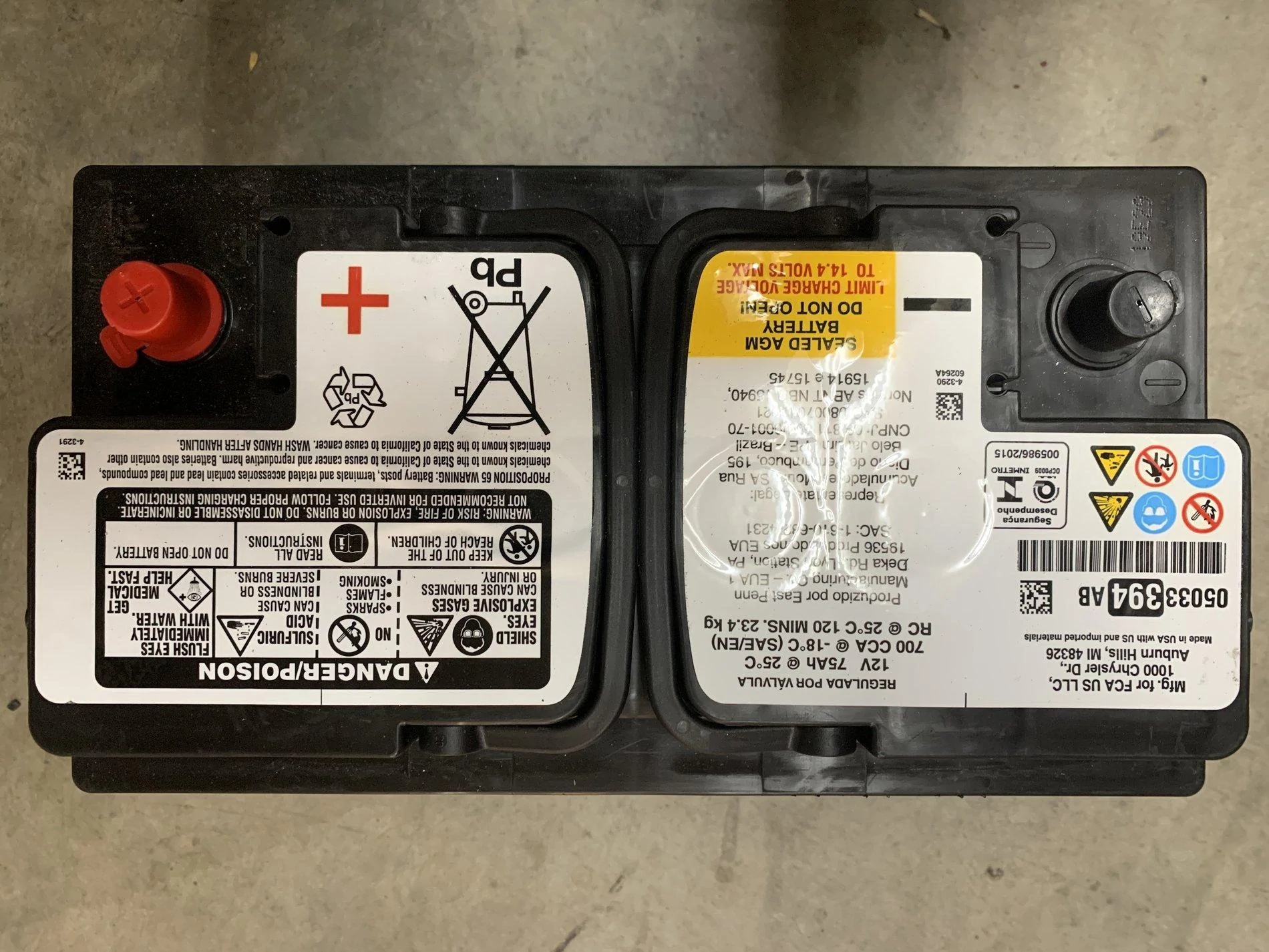 Jeep Wrangler JL AGM Battery 818AC70C-A150-4E3B-B36B-E84086A54E1D
