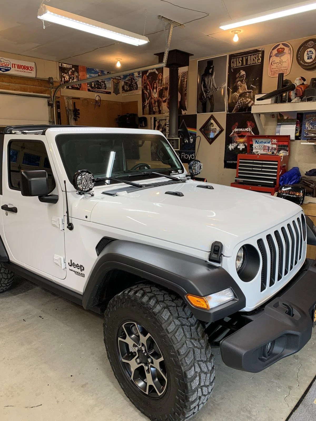 Jeep Wrangler JL Added KC slimlites today ED69D865-1D5E-4A67-BCB7-F03B5B00B244