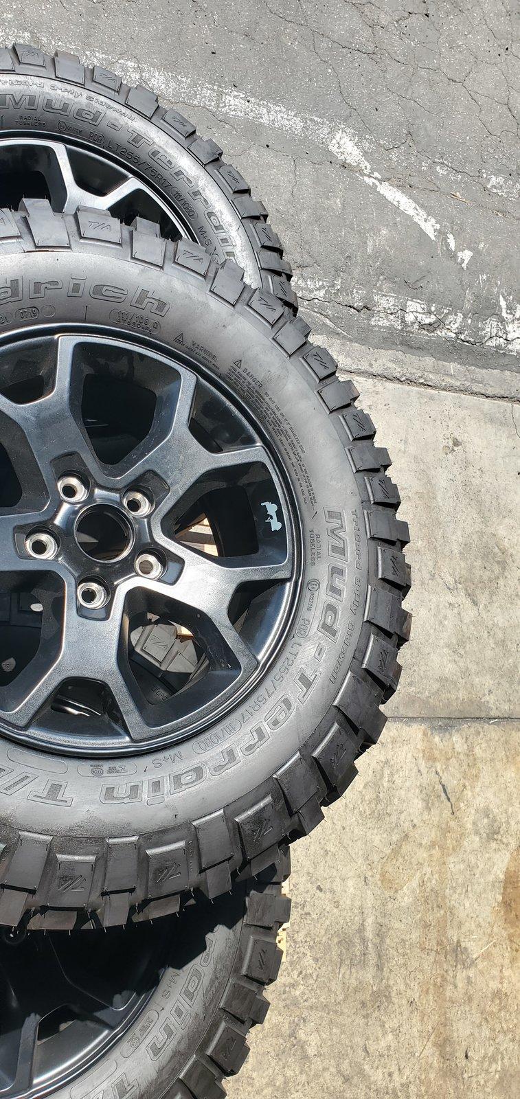 Jeep Wrangler JL "Mint" wheels and tires (5pcs) 20190911_124251