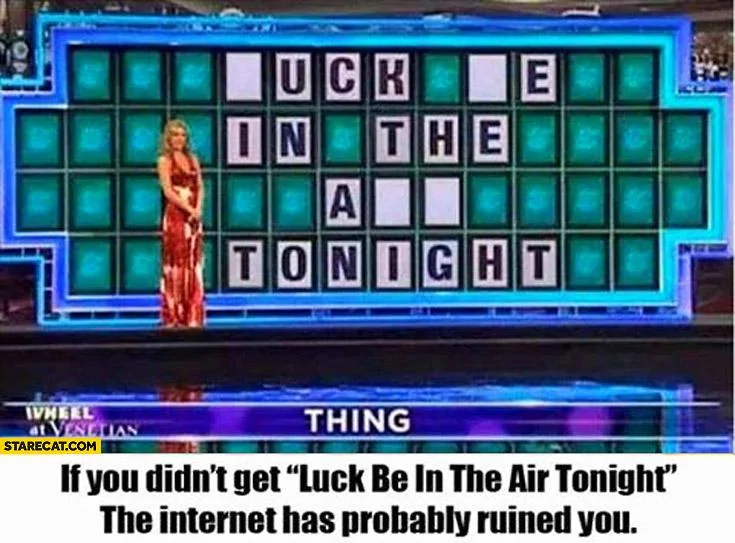 Jeep Wrangler JL Jeep humor waiting room ( ** NO POLITICS ** ) wheel-of-fortune-luck-be-in-the-air-tonight