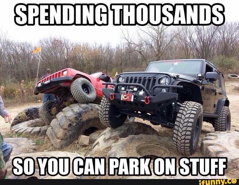 Jeep Wrangler JL Jeep humor waiting room ( ** NO POLITICS ** ) 4WAAM-Jeep-Parking-Meme