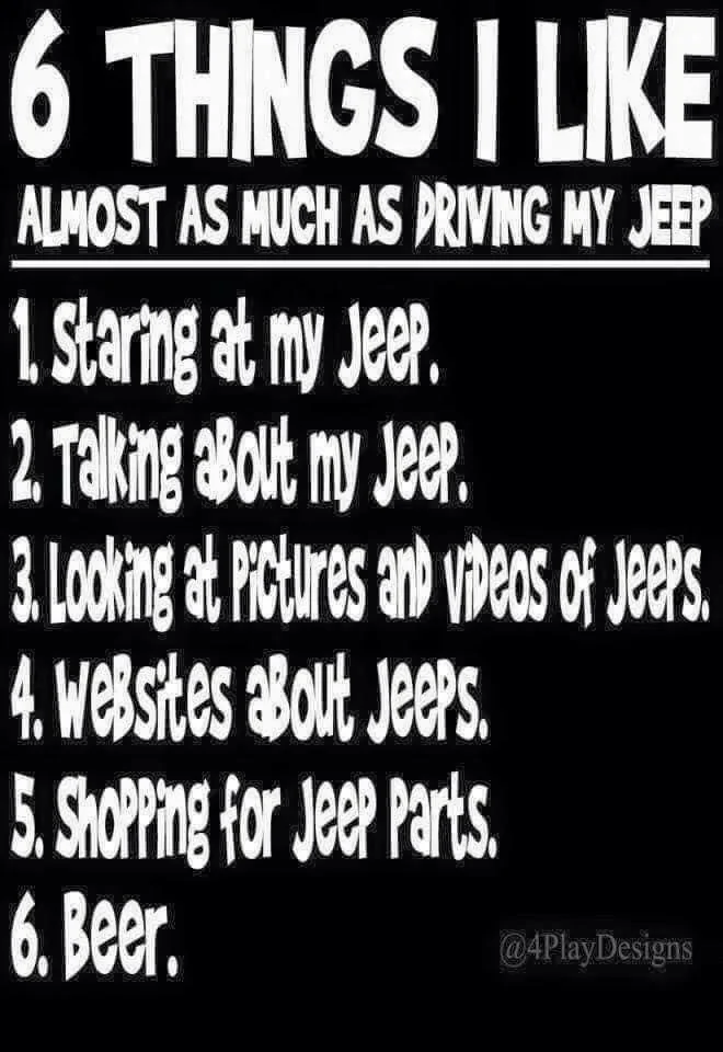 Jeep Wrangler JL Jeep humor waiting room ( ** NO POLITICS ** ) 911eb05cbf4b656fb4e7482246d59656--jeep-meme-jeep-humor