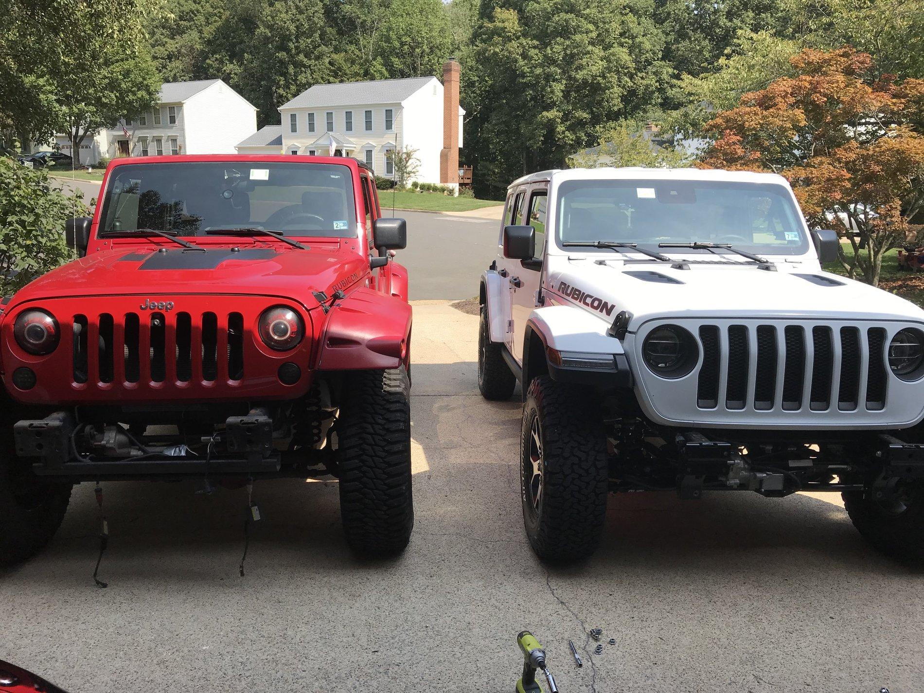 Jeep Wrangler JL JK bumper on JL IMG_0938