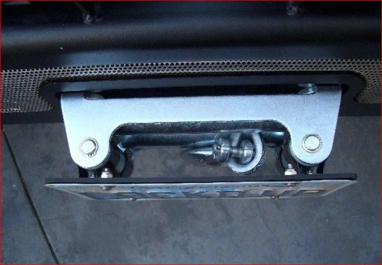 Jeep Wrangler JL Rubicon front license plate bracket lll