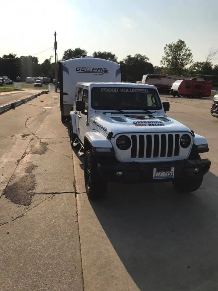 Jeep Wrangler JL JLU pulling a travel trailer? No problem! MOAB+GeoPro2