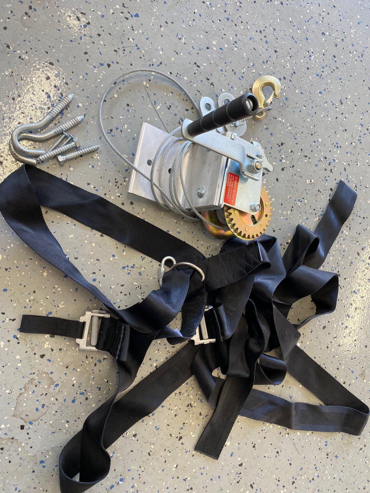 Jeep Wrangler JL Hard Top Hoist Winch Kit IMG_0270