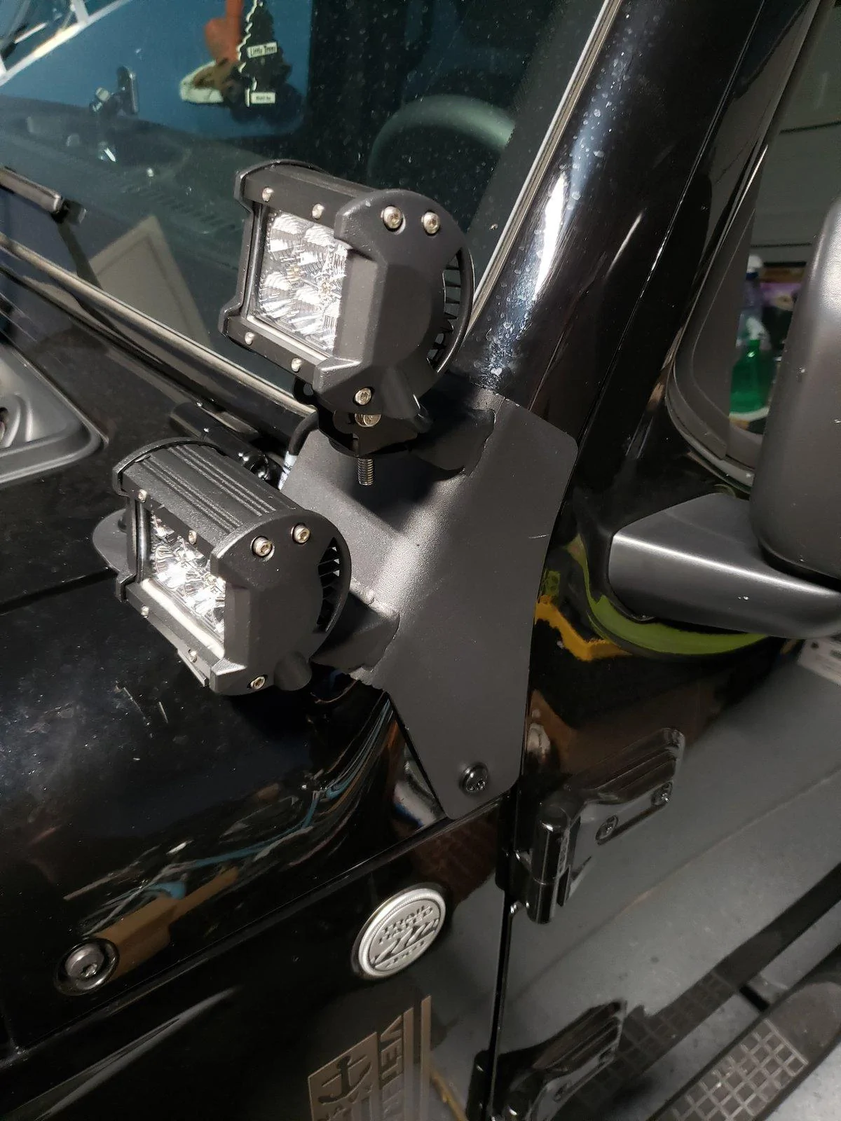 Jeep Wrangler JL A pillar lights 20191001_231133