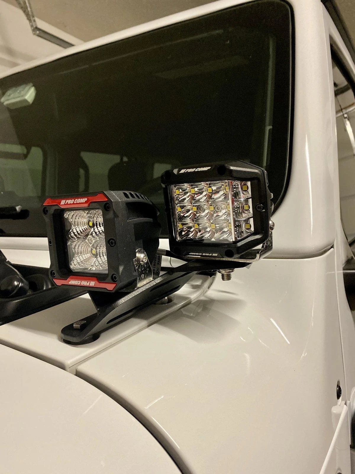 Jeep Wrangler JL A pillar lights Photo Oct 03, 8 28 11 PM