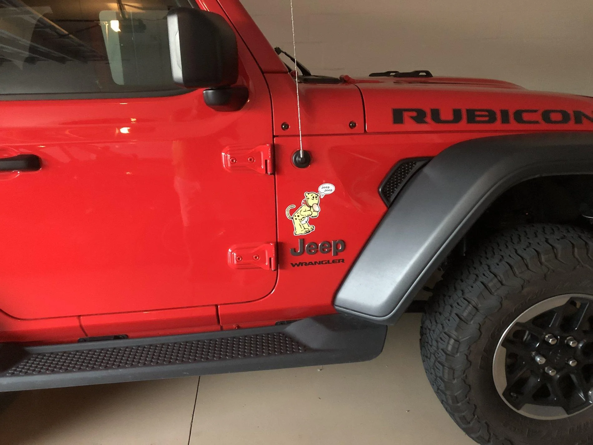 Jeep Wrangler JL Anyone else have a mascot? IMG_1012